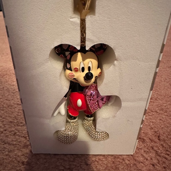 NIB BAUBLEBAR MICKEY BAG CHARM HEART - Picture 2 of 2